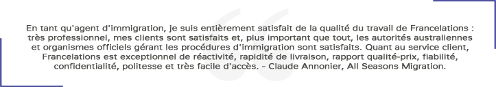 Francelations | Accurate and official translation - French to English or English to French at a great price